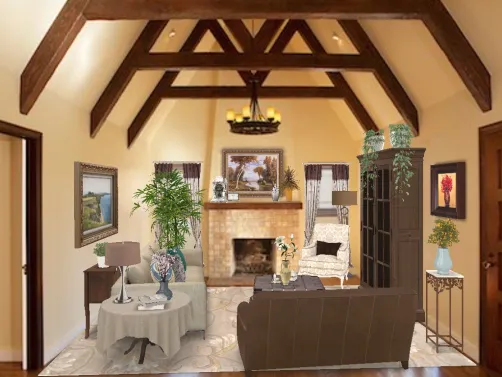 tiny living room