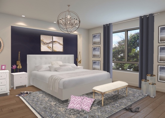 Relaxing master bedroom  Design Rendering