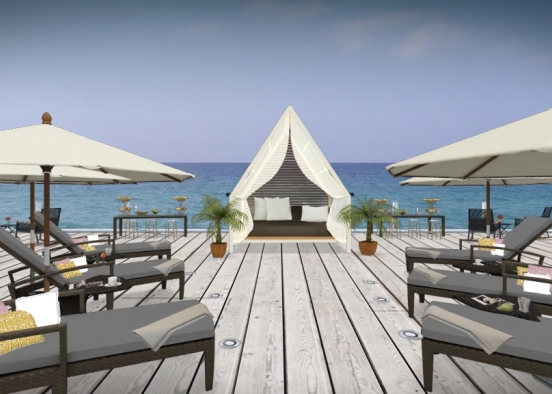Let go to the luxe beach Design Rendering