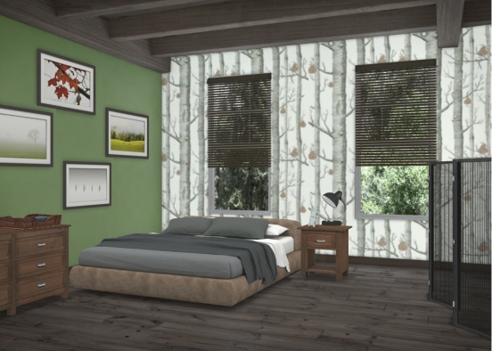 Male Room (cabin) Design Rendering