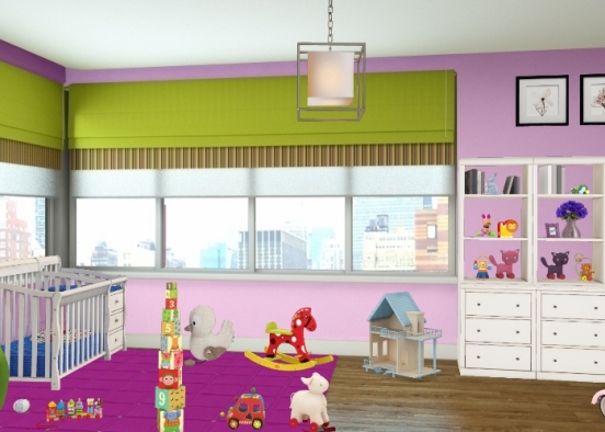 Habitación infantil  Design Rendering