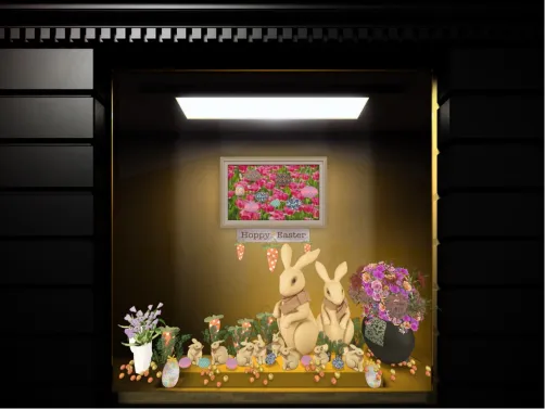 Easter Window Display