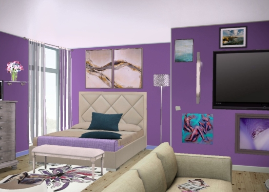 Purple hue Design Rendering