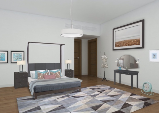 Modern Bedroom Design Design Rendering