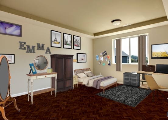 Bedroom 🛏  Design Rendering