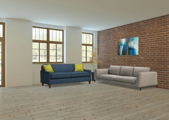 Living-room Design Rendering