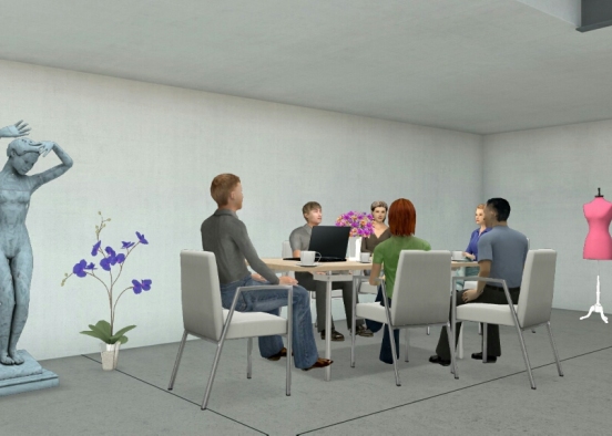 Meeting room Design Rendering