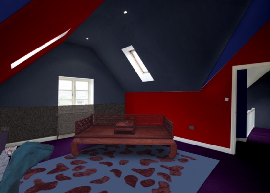 the screamy yelling angry room Design Rendering
