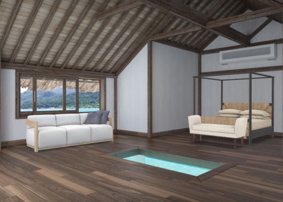 Dormitorio tropic Design Rendering