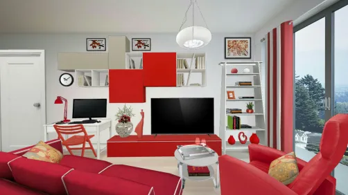 White and Red Passion (living room)