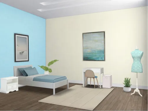 Beach room inspo