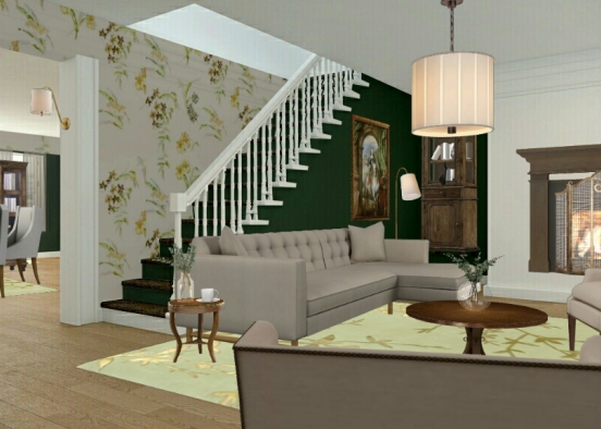 Up stairs Design Rendering