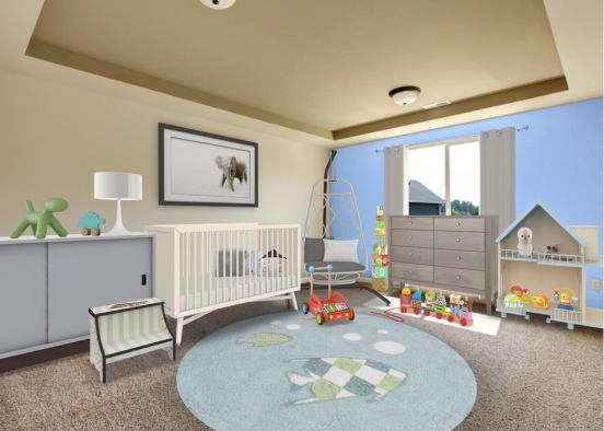Baby Nursery Design Rendering