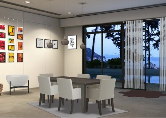 dining room 🥺 Design Rendering
