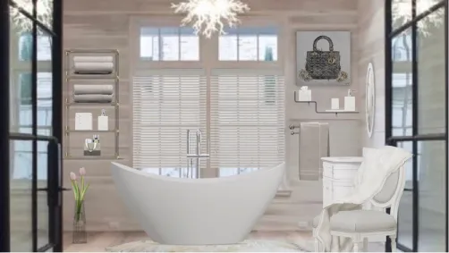Feminine bathroom!