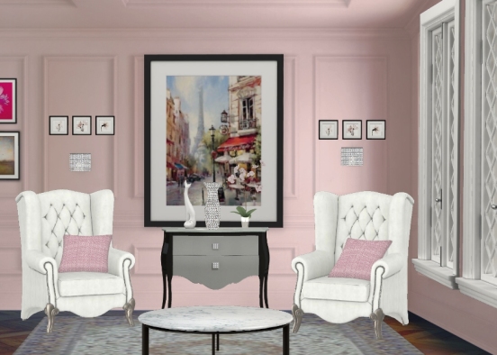 My Pink Paris Design Rendering