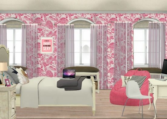 Girl room  Design Rendering