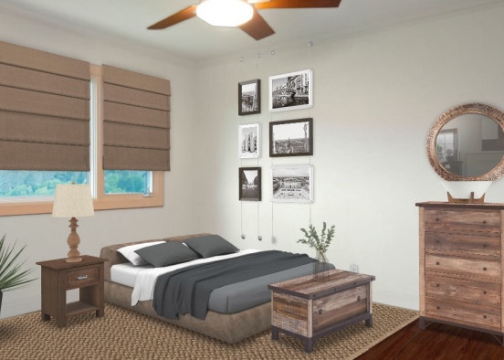Rustic Bedroom :) Design Rendering