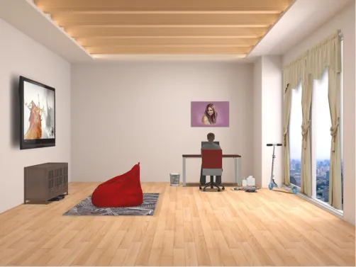 minecraft room :)