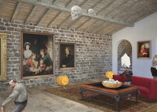Spooky Servants House Design Rendering