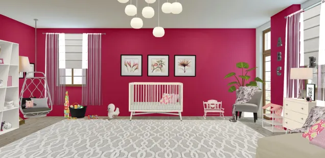 Pink Baby room