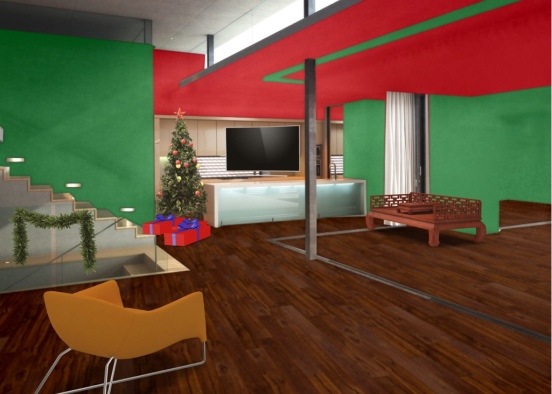 Christmas basement  Design Rendering
