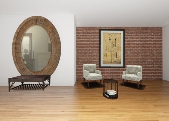 Luxury living room Design Rendering