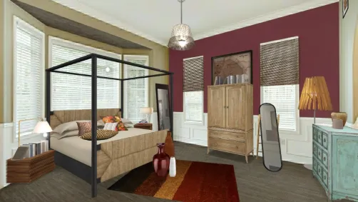 Chambre style ethnique 
