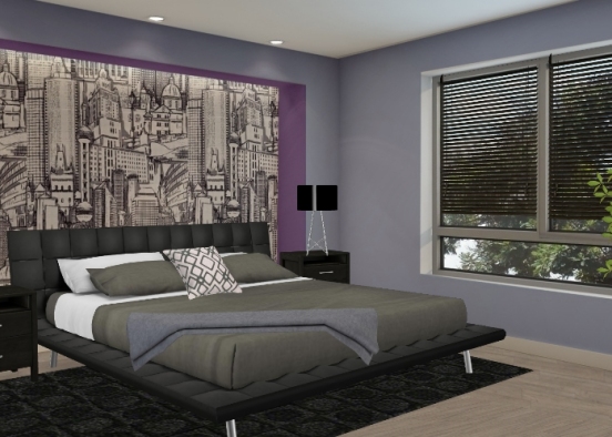 Bedroom modern Design Rendering