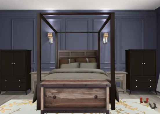 Grand Master bedroom  Design Rendering