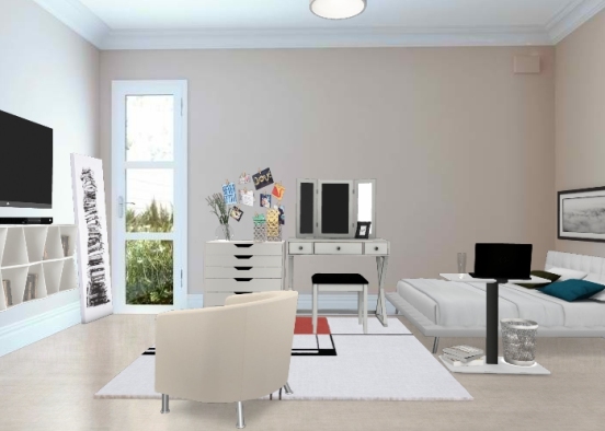 Bedroom for House #1 Design Rendering