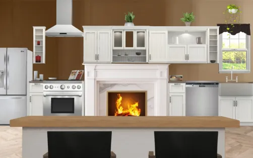 Warm kitchen