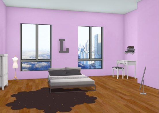 Lily c room Design Rendering