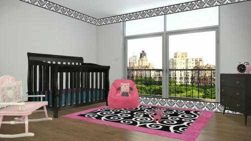 Kids Room Pink Themed