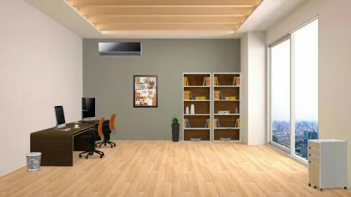 Escritório minimalista