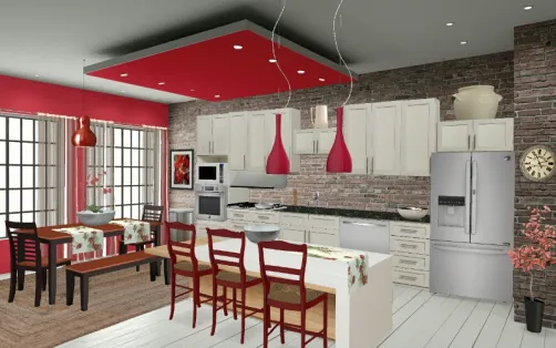 Warm kitchen