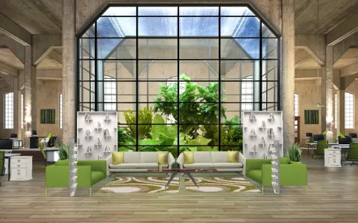 Green office 💚💚❤️