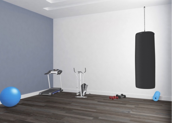Small gym Design Rendering