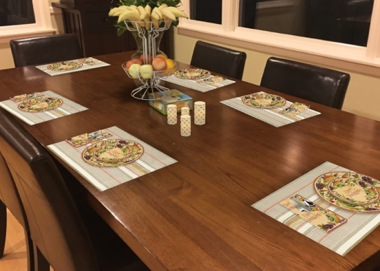 Thanksgiving dining Design Rendering