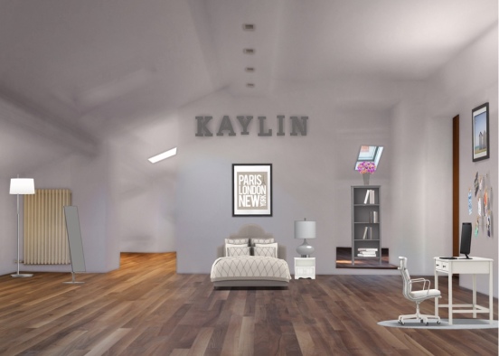 Kaylin's bedroom... Design Rendering