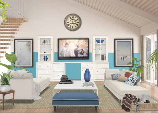 Boho chic by the beach Design Rendering