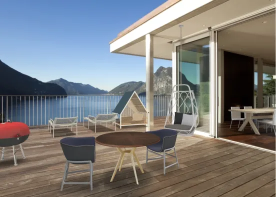 Outdoor deck Design Rendering