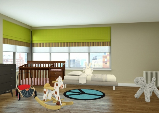 Nusery/kid room Design Rendering
