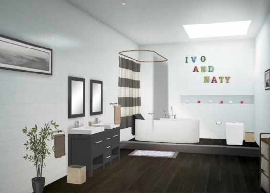 Ivo's & Naty's Bathroom Design Rendering