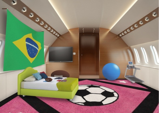 Football room Design Rendering