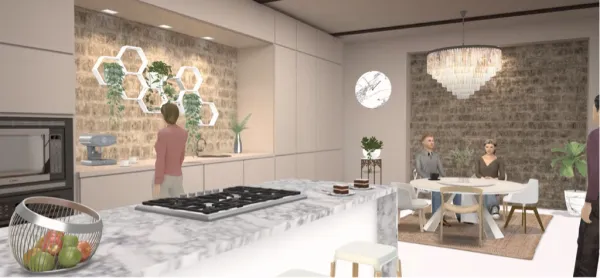 Professional interior design created with Homestyler 3D design software