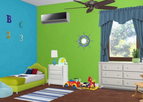 habitación de niño S Design Rendering