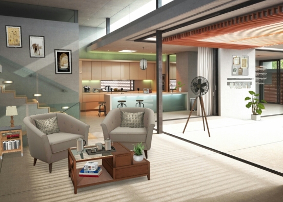 Modern home Design Rendering