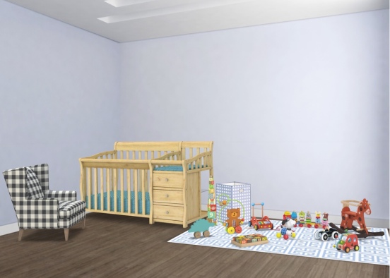Baby boy room! Design Rendering