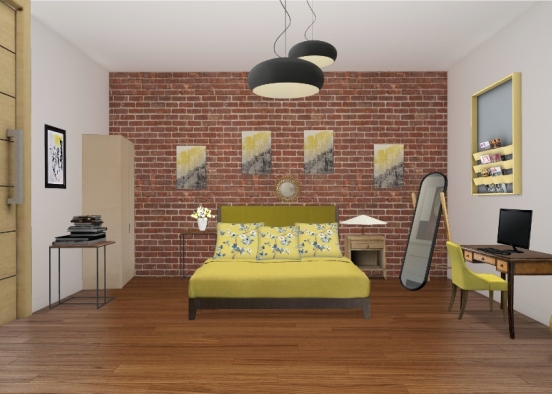 simple room Design Rendering